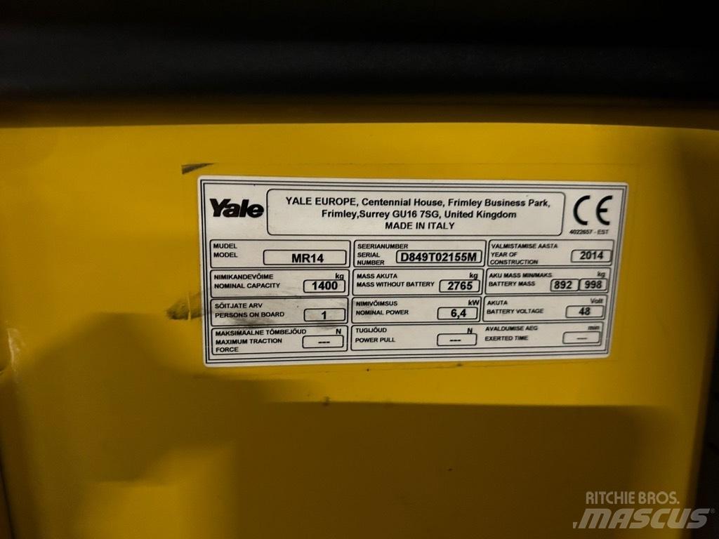 Yale MR 14 Річ-трак із високим підйомом