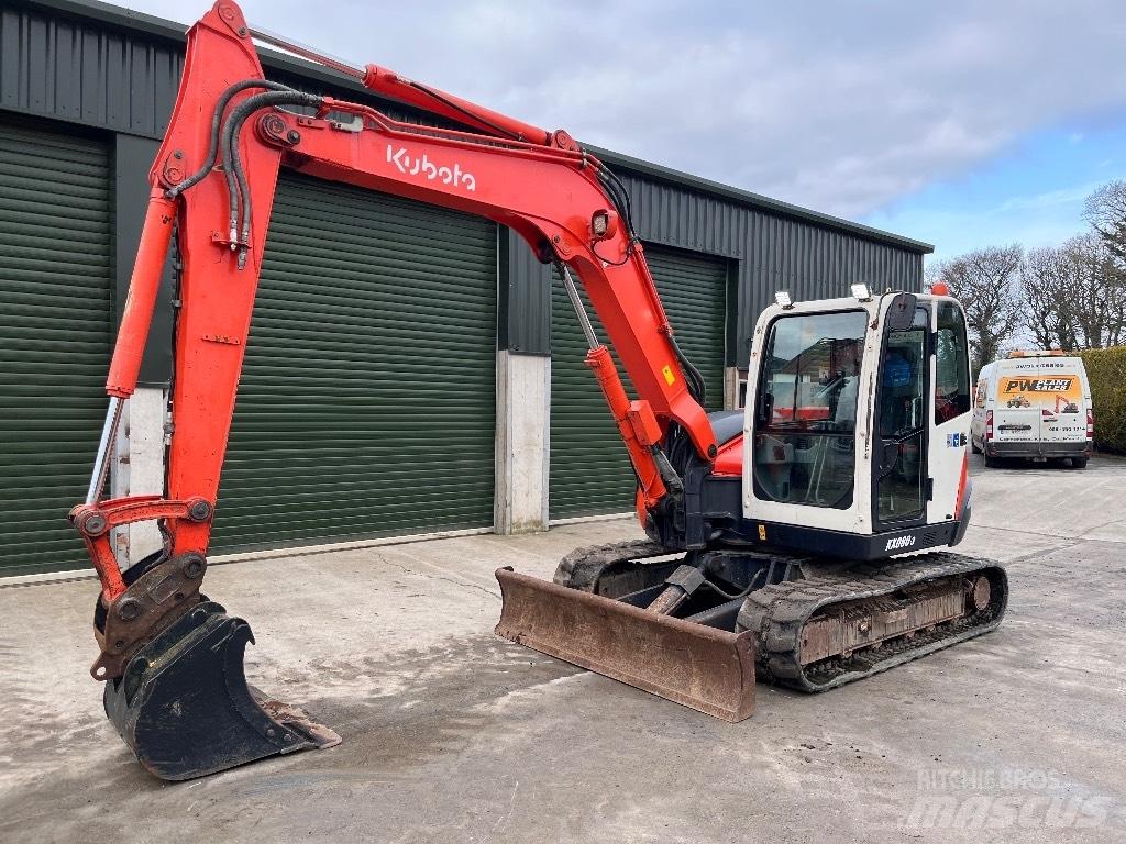 Kubota KX 080-3 Міні-екскаватори < 7т