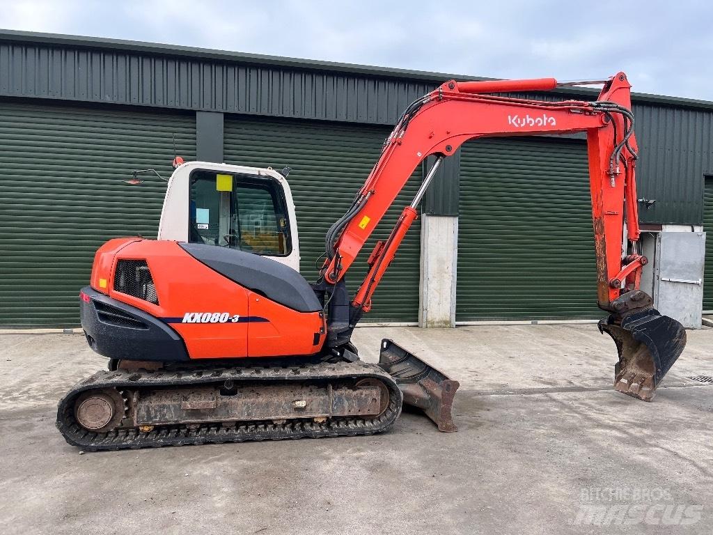 Kubota KX 080-3 Міні-екскаватори < 7т