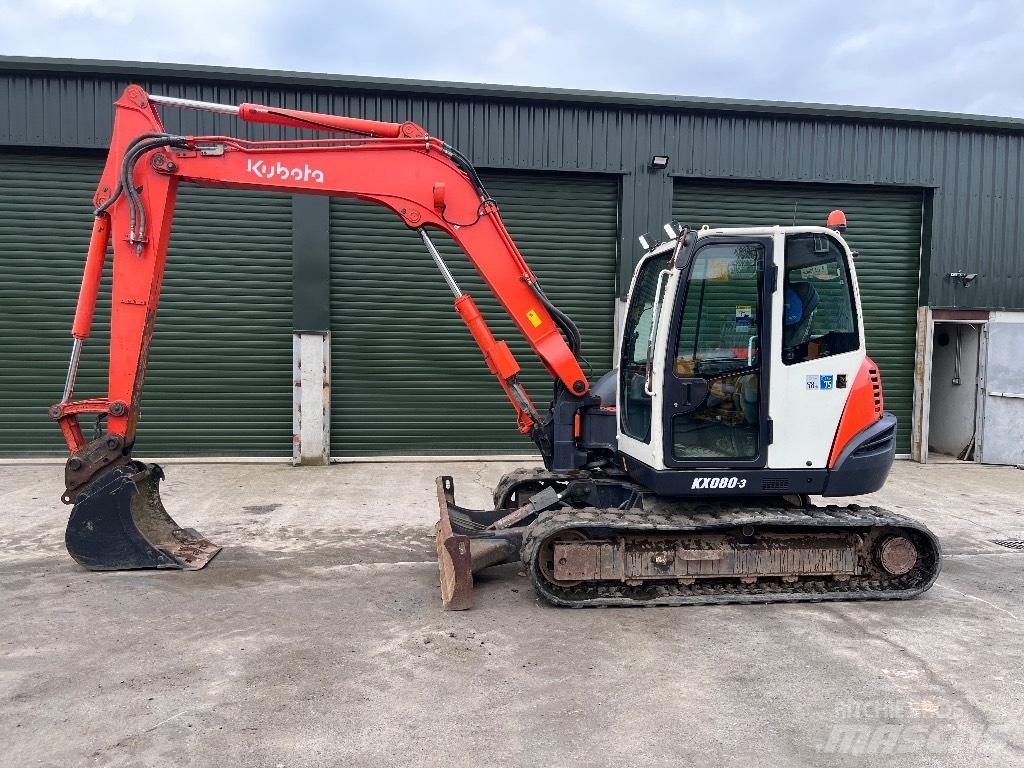 Kubota KX 080-3 Міні-екскаватори < 7т