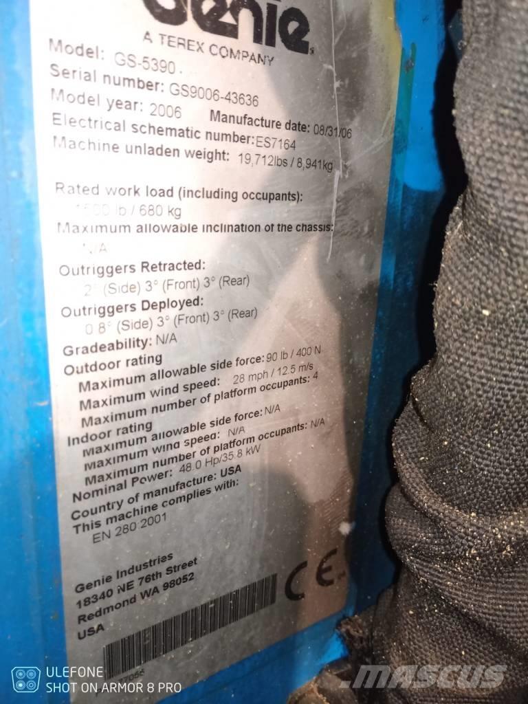 Genie GS 5390 RT Підйомники-ножиці