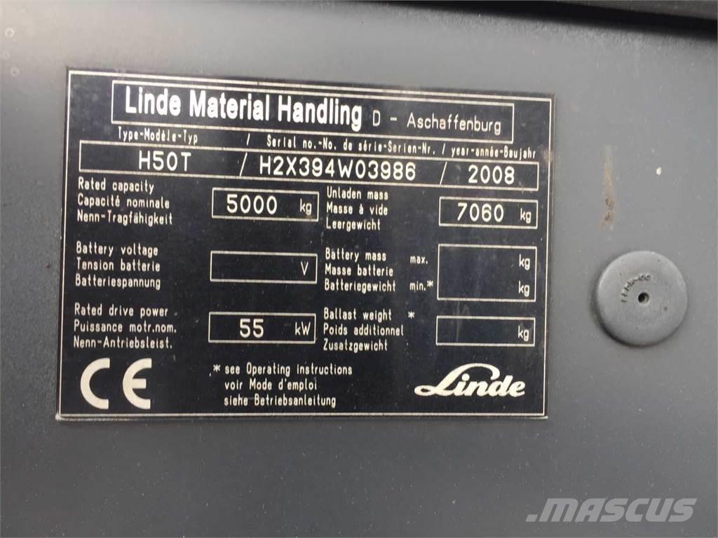 Linde H50T Газові навантажувачі