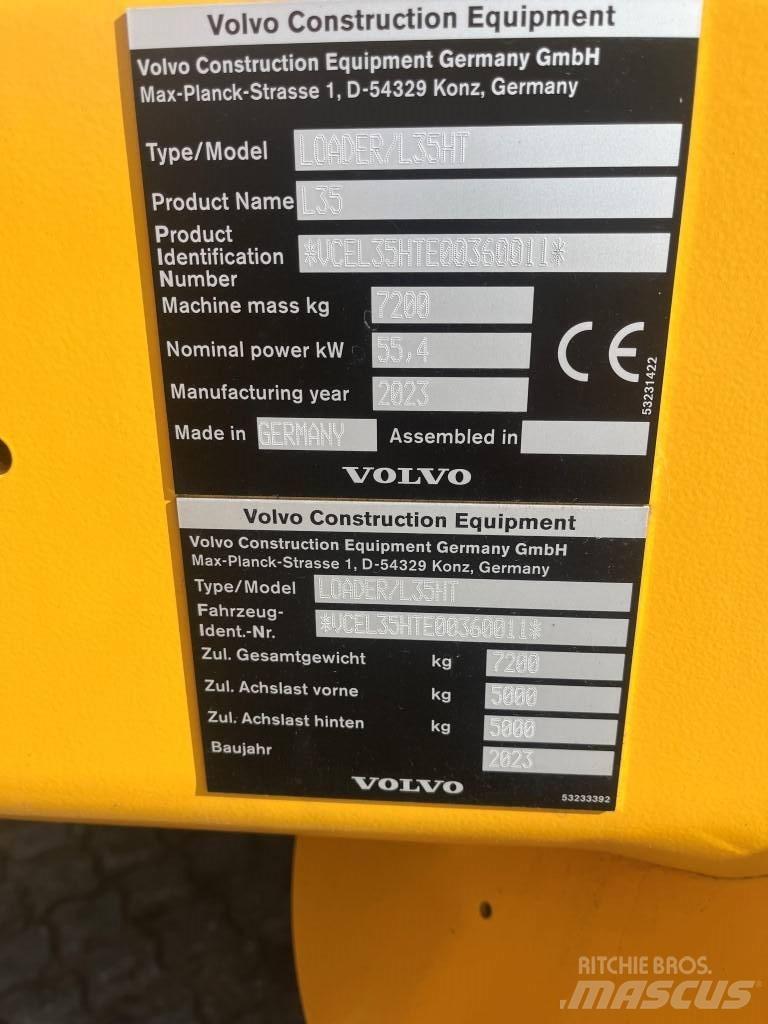 Volvo L35H Фронтальні навантажувачі