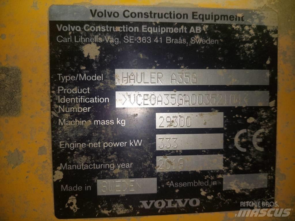 Volvo A 35 G Зчленовані самоскиди