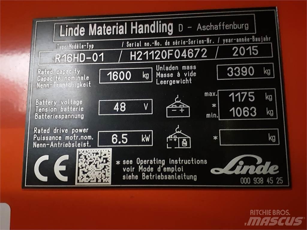 Linde R16HD Річ-трак із високим підйомом