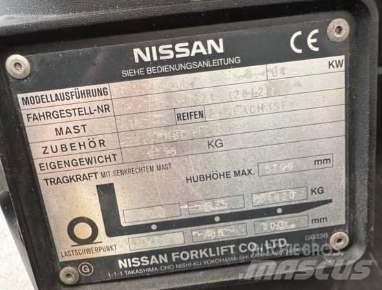 Nissan DX50LPG Газові навантажувачі