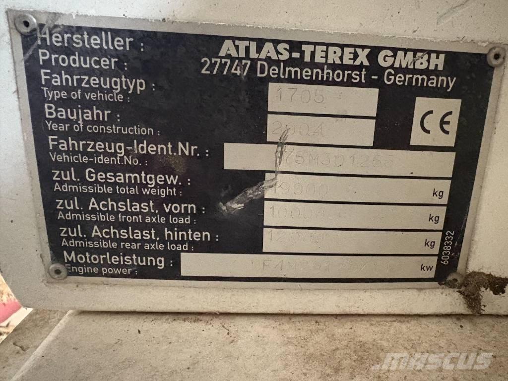 Terex 1705m Екскаватори-навантажувачі