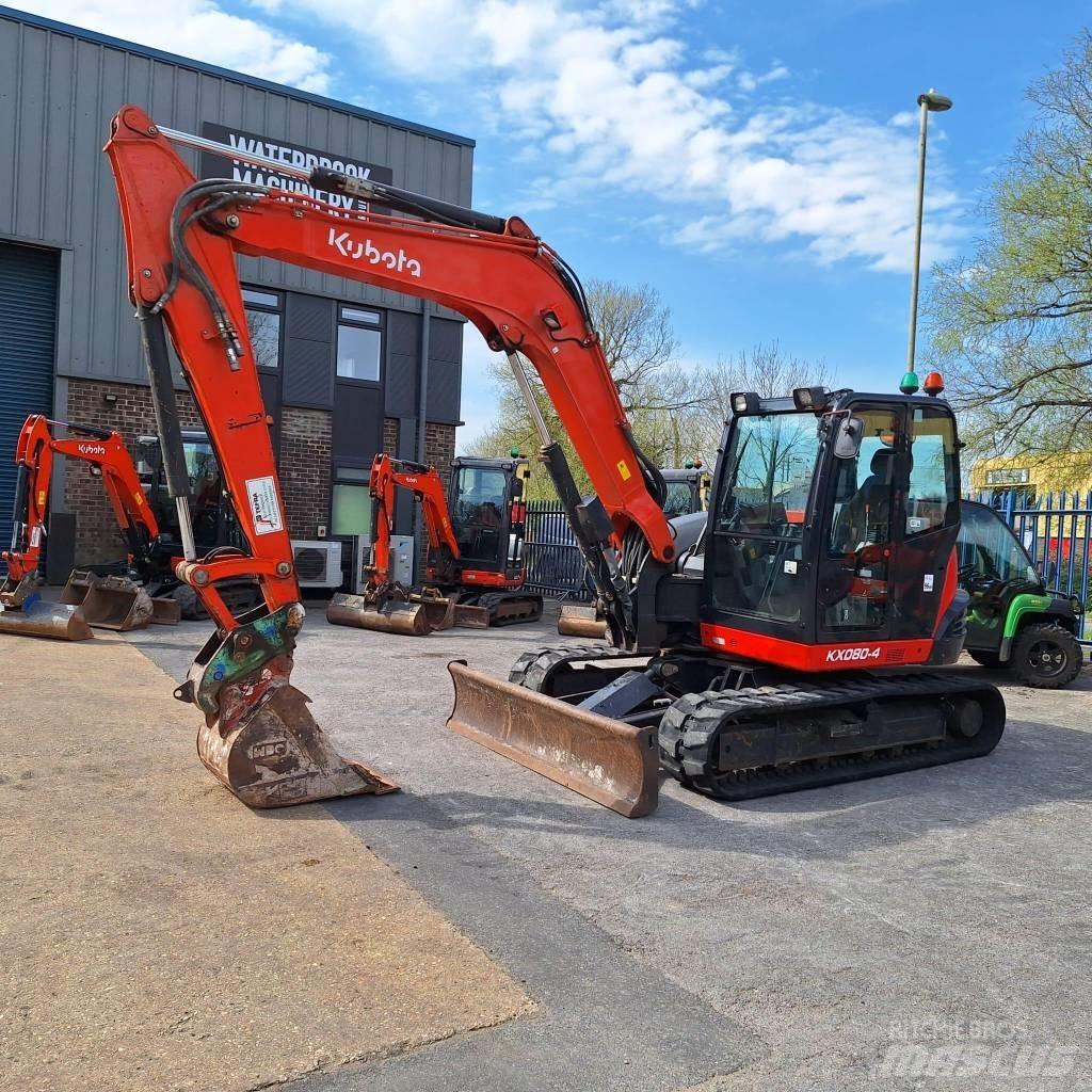 Kubota KX080-4 Середні екскаватори 7т. - 12т.