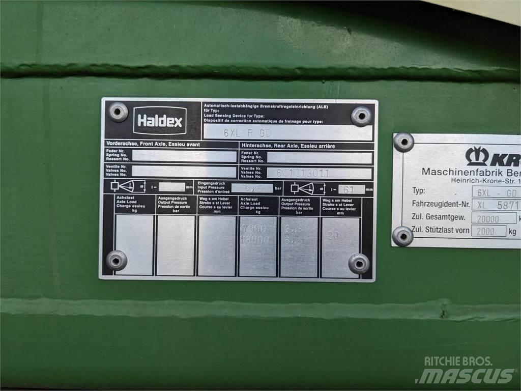 Krone 6XL/R-GD Причепи із самозавантаженням