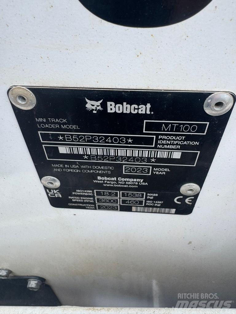 Bobcat MT 100 Гусеничні вантажники