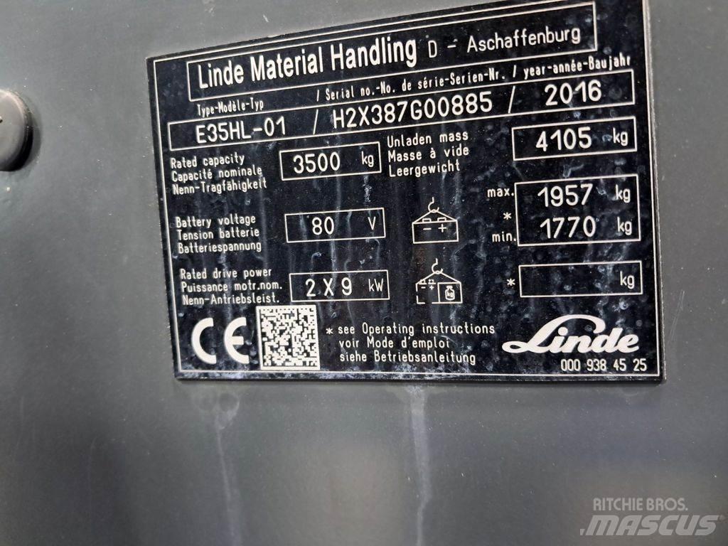 Linde E35HL-01 Електронавантажувачі