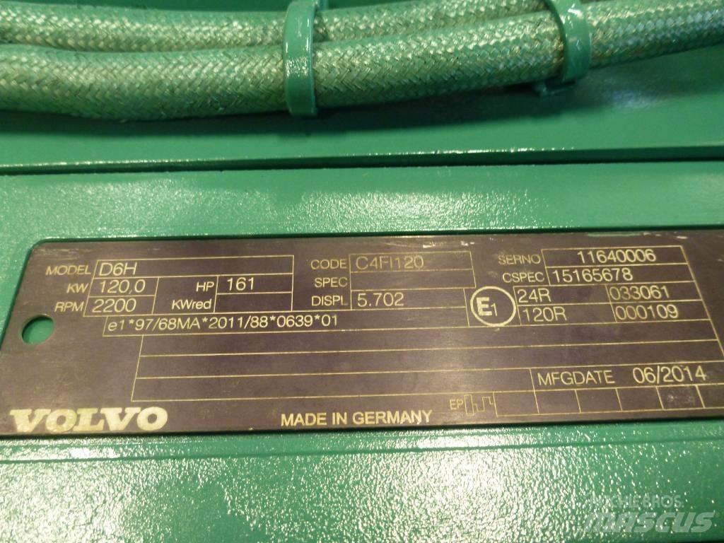 Volvo D6H C4FI120 Двигуни
