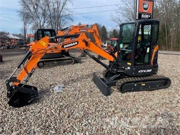 Doosan DX35-5 Міні-екскаватори < 7т