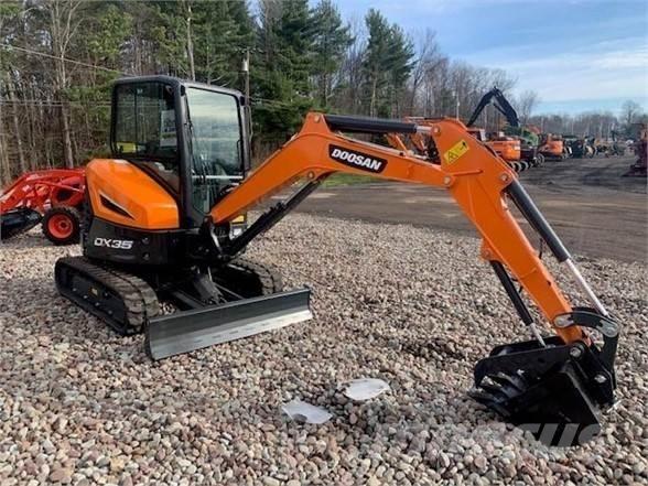 Doosan DX35-5 Міні-екскаватори < 7т