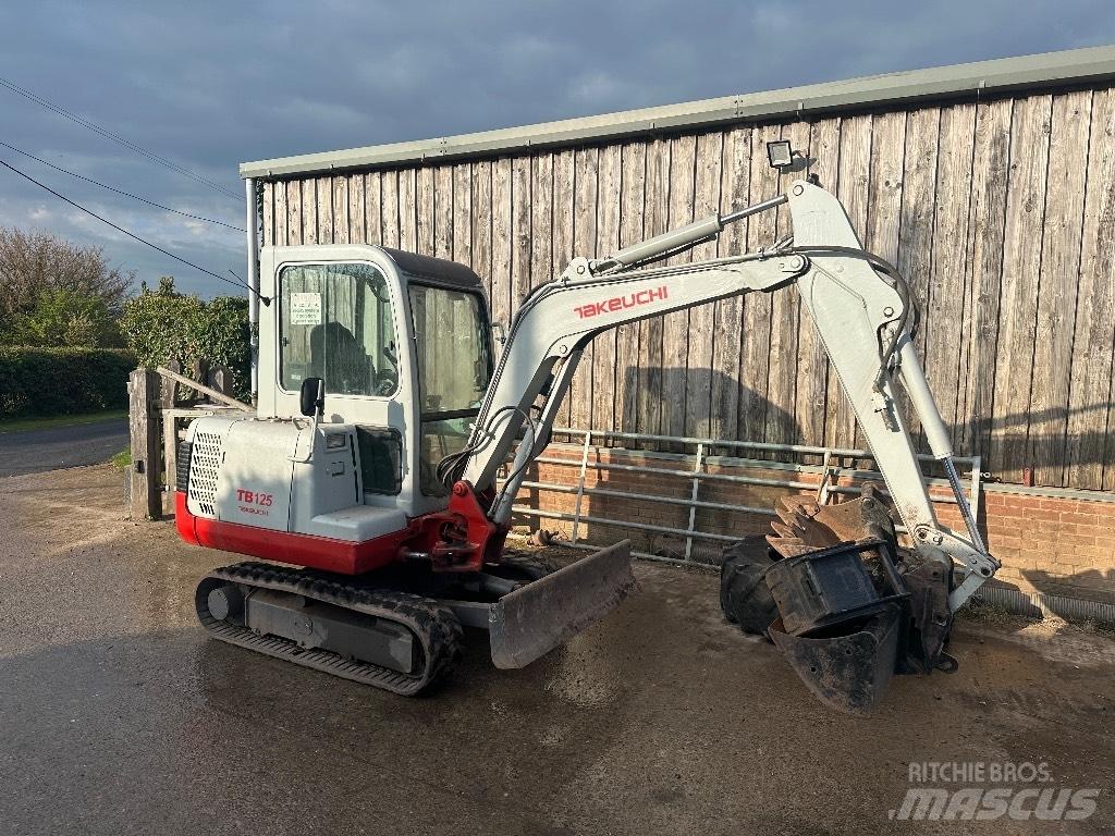 Takeuchi TB 125 Міні-екскаватори < 7т