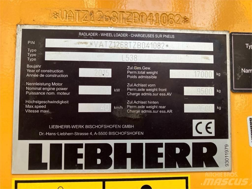 Liebherr L538 Фронтальні навантажувачі