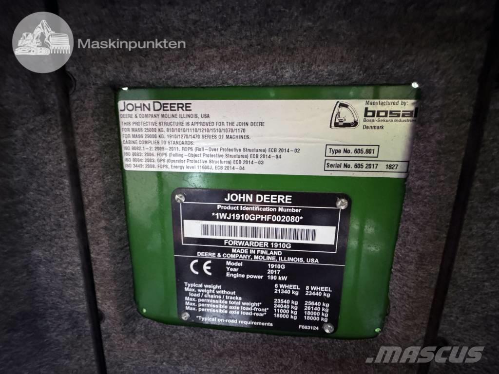 John Deere 1910 G Форвардери