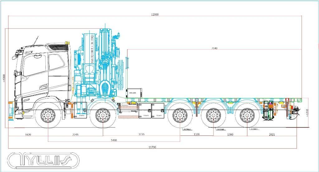 Volvo FH 13 540 Автокрани