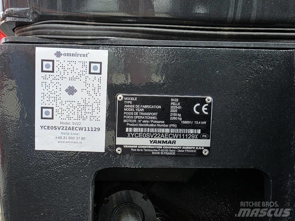 Yanmar SV 22 Міні-екскаватори < 7т
