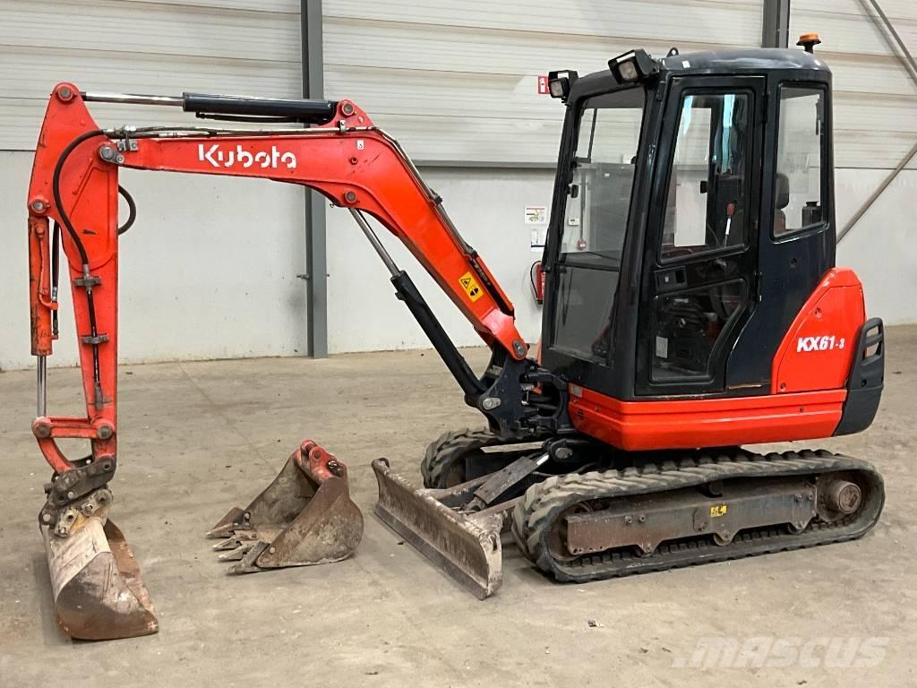 Kubota KX 61-3 Міні-екскаватори < 7т