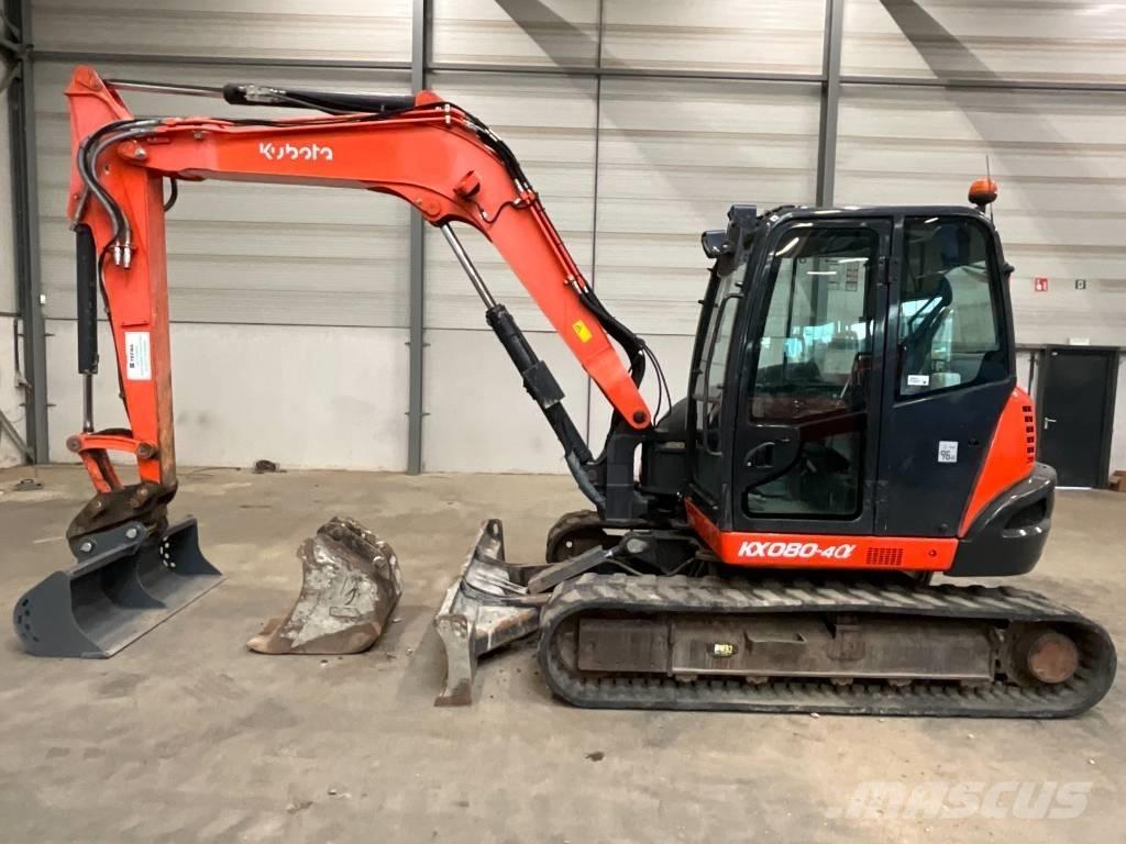 Kubota KX 080-4 A Середні екскаватори 7т. - 12т.