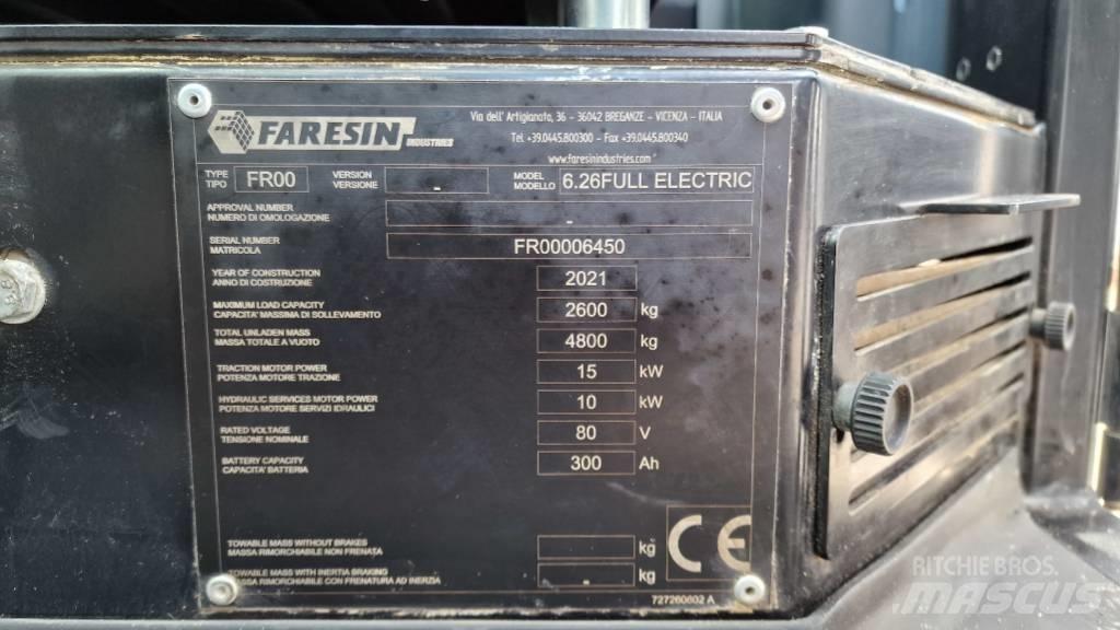 Faresin F6.26 E Телескопічні навантажувачі