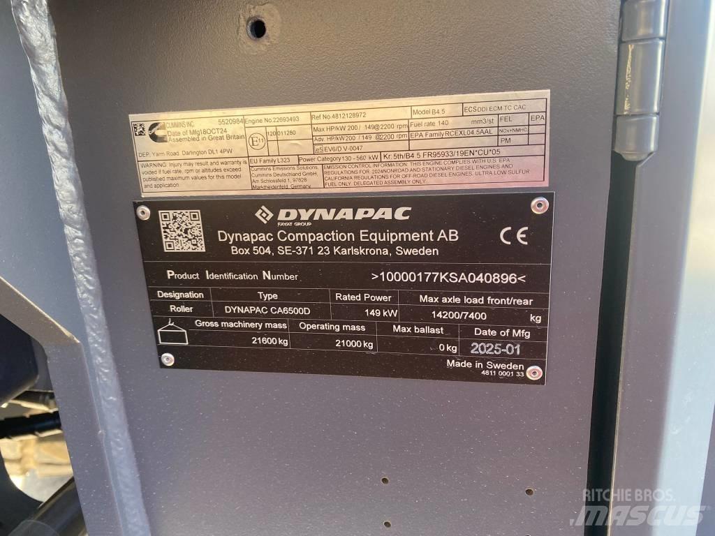 Dynapac CA 6500 D Грунтові котки