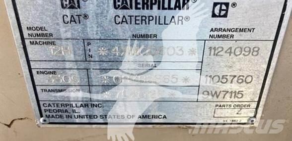 CAT 12H Грейдери