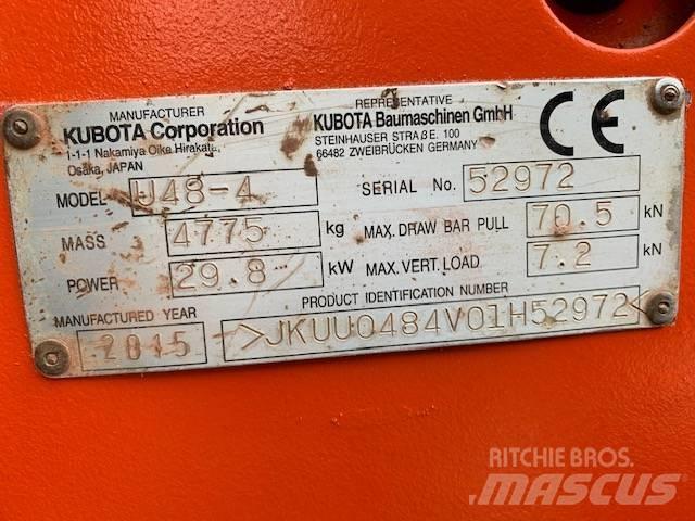 Kubota U 48-4 Міні-екскаватори < 7т