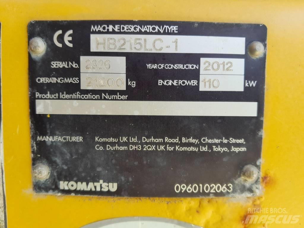 Komatsu HB215LC-1 Гусеничні екскаватори