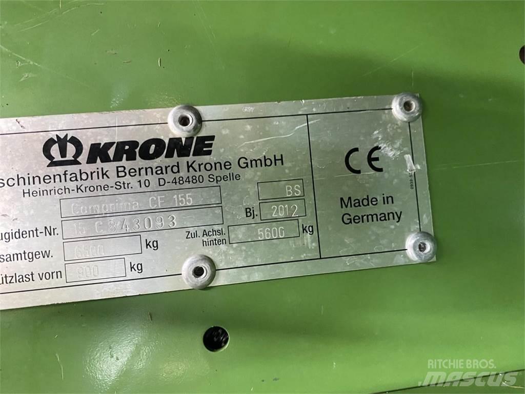 Krone CF 155 XC Рулонні прес-підбирачі