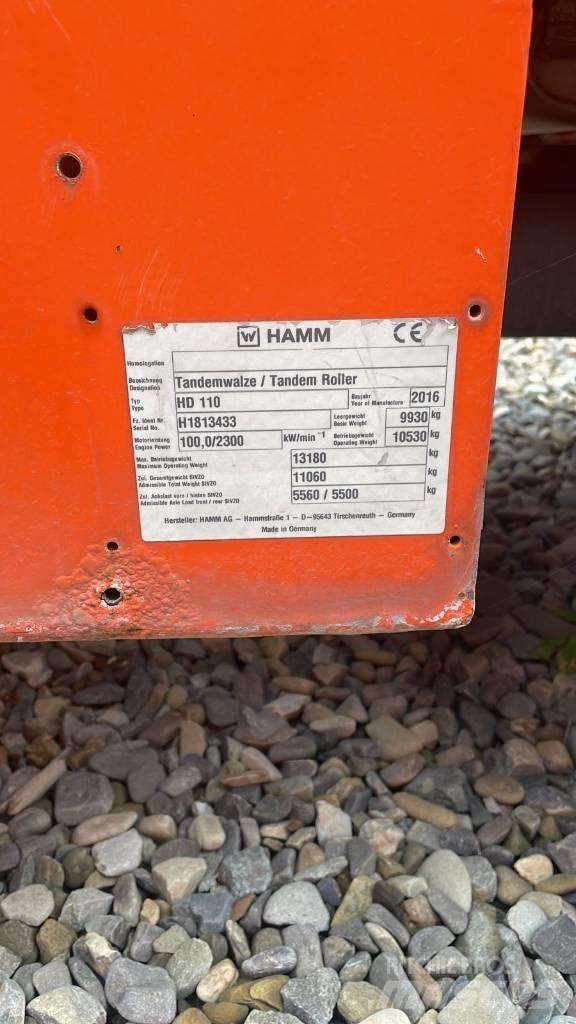 Hamm HD 110 Котки тротуарні