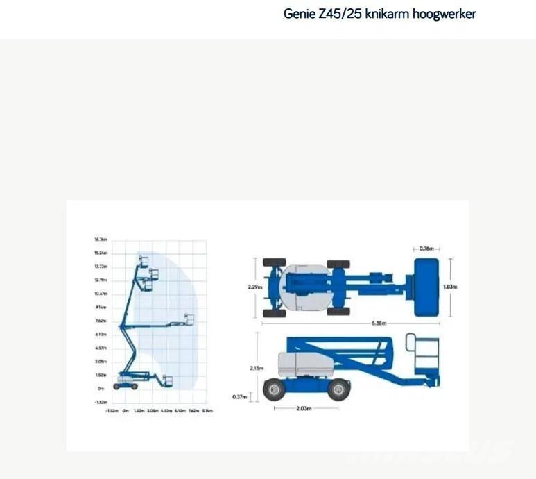 Genie Z45/25 Колінчаті підйомники