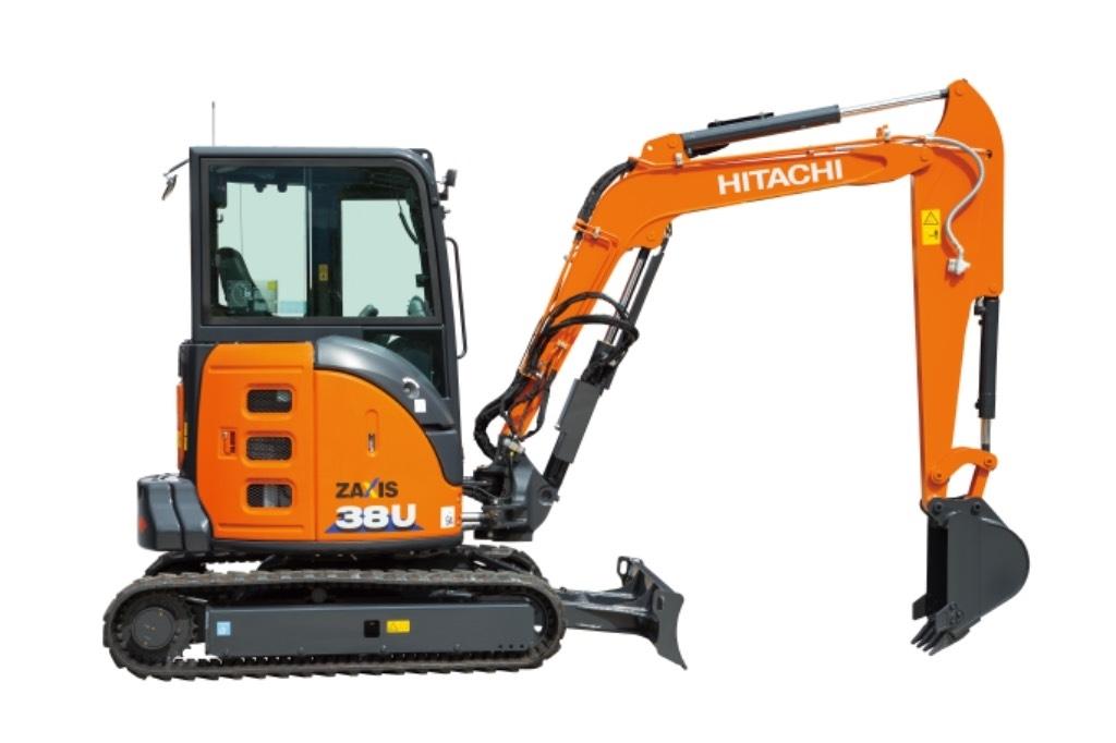 Hitachi ZX38U-6 Міні-екскаватори < 7т