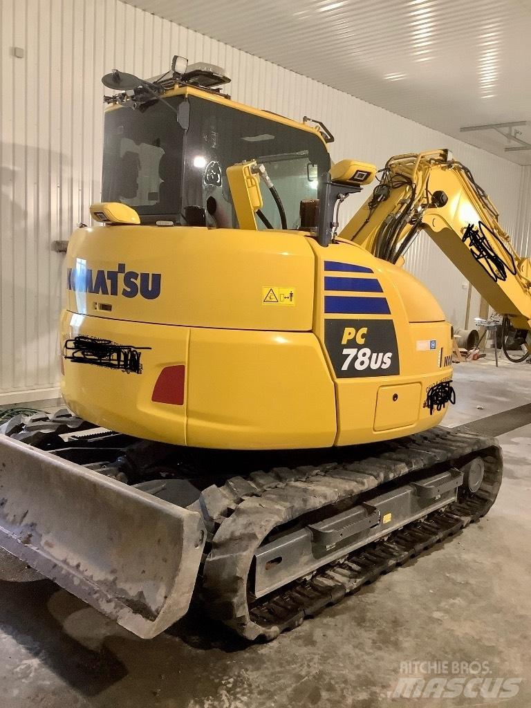 Komatsu Pc 78 us- 10 Середні екскаватори 7т. - 12т.