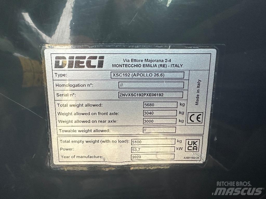 Dieci Apollo 26.6 Телескопічні навантажувачі
