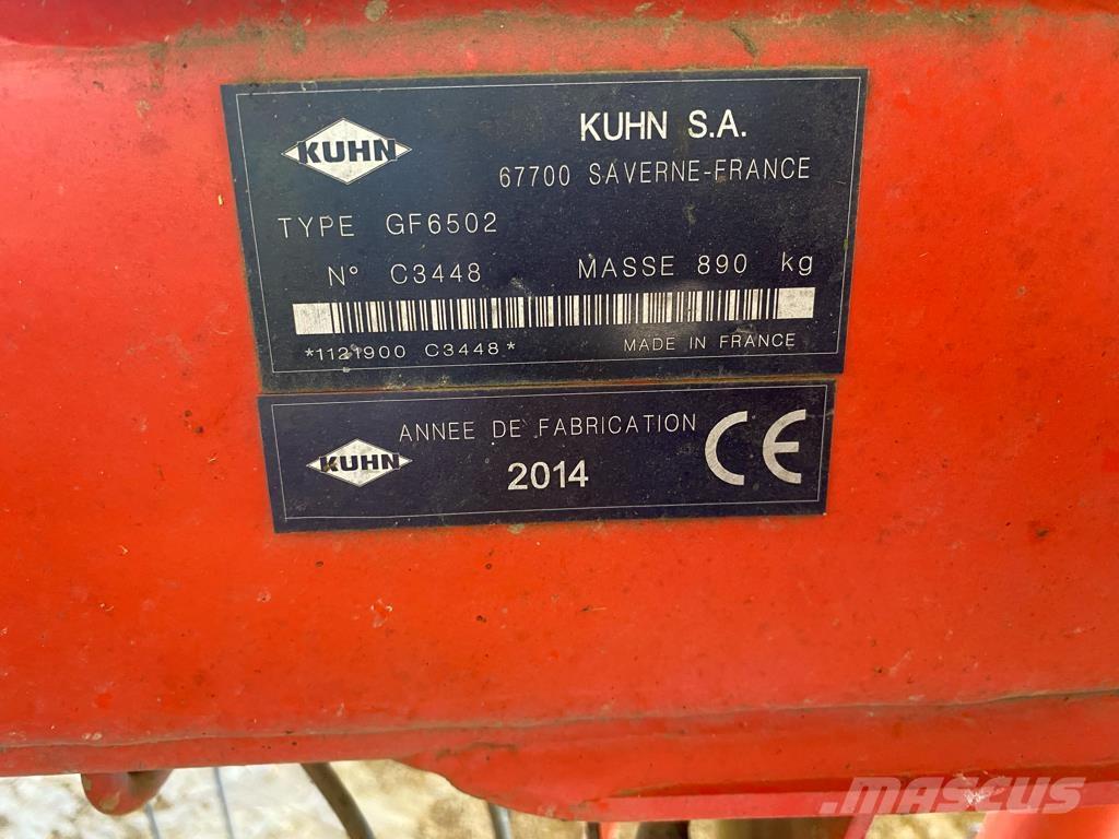 Kuhn GF 6502 Граблі і сінозворушувачі