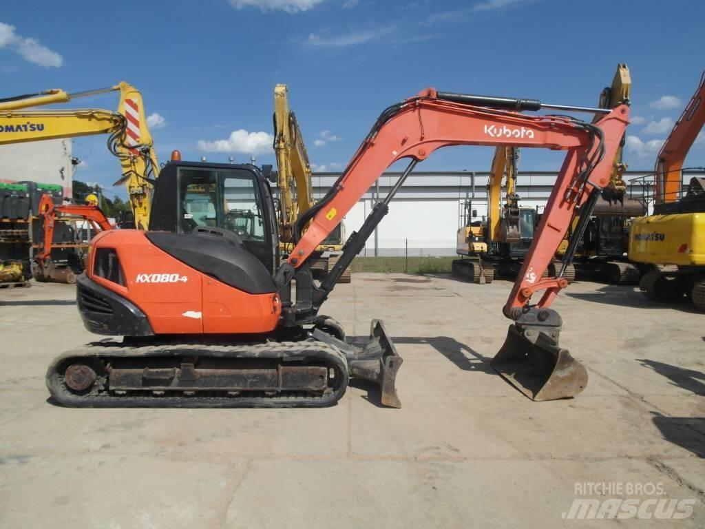Kubota KX 080-4 Середні екскаватори 7т. - 12т.