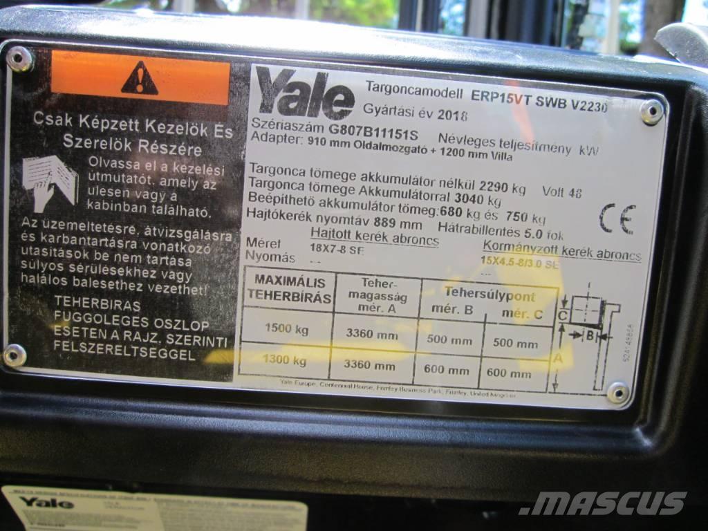 Yale ERP15VT Електронавантажувачі