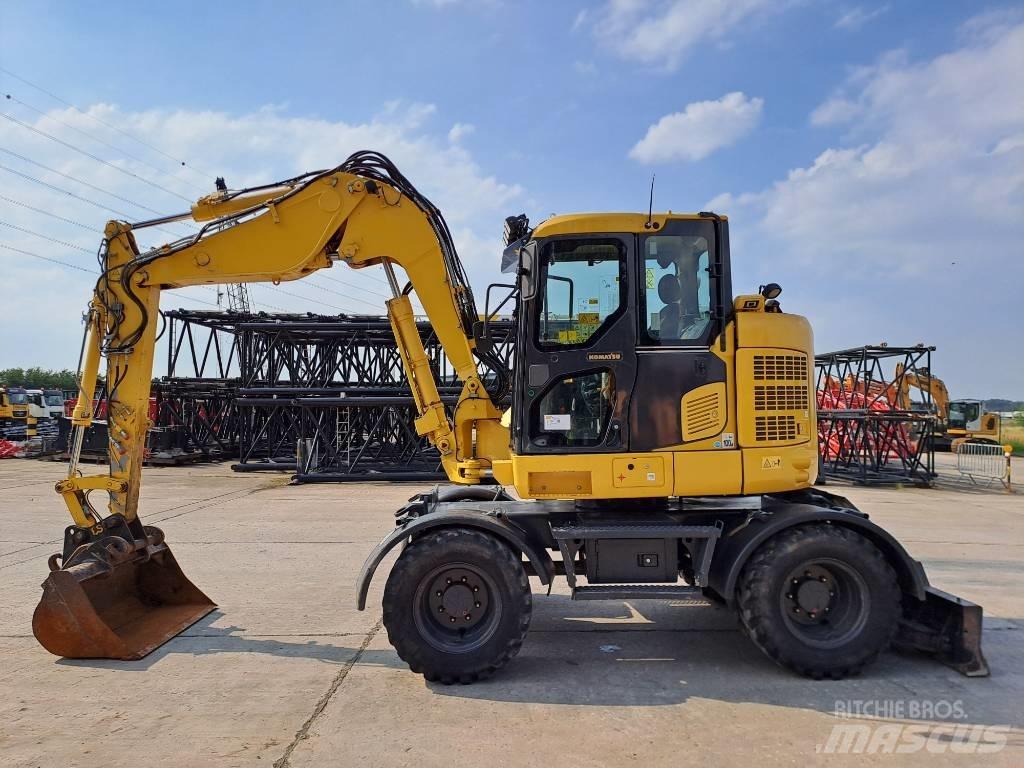 Komatsu PW118MR-11 Колісні екскаватори