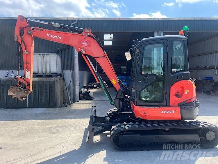 Kubota U55-4 Міні-екскаватори < 7т