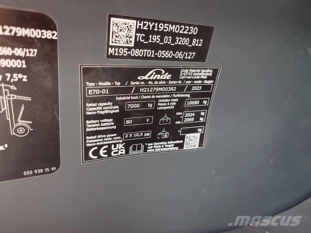 Linde E 70/1279 Електронавантажувачі