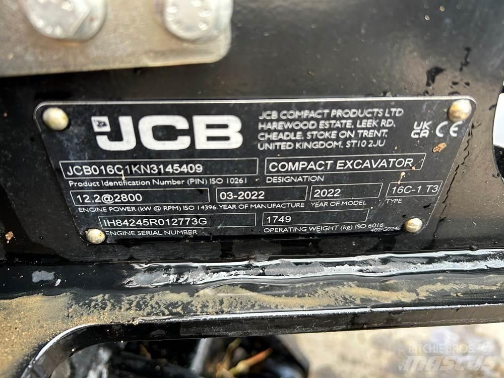 JCB 16C-1 Міні-екскаватори < 7т
