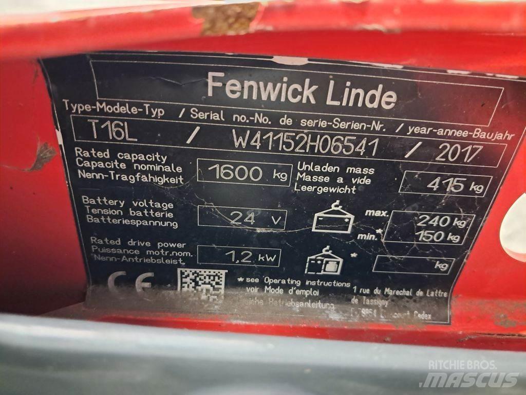 Linde T16L Ручні гідравлічні візки
