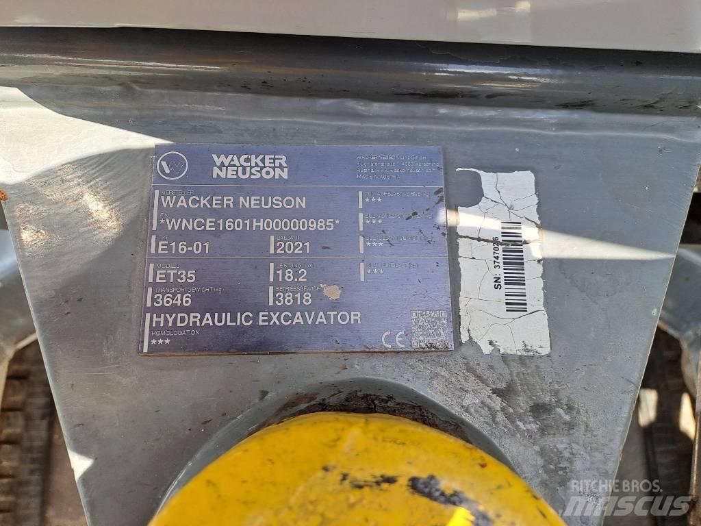 Wacker Neuson ET35 Гусеничні екскаватори