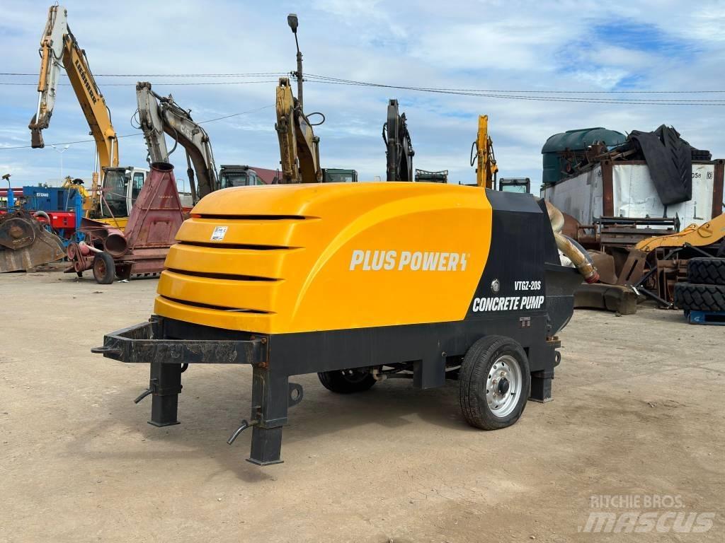 Plus Power VTGZ-20S Бетононасоси
