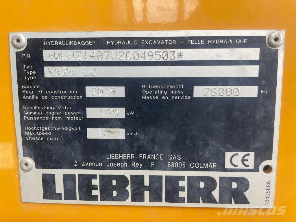 Liebherr R924 G8 Гусеничні екскаватори