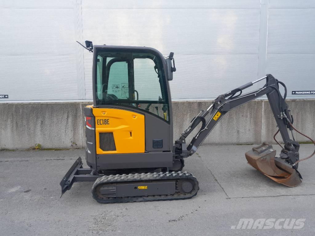 Volvo EC18E Міні-екскаватори < 7т