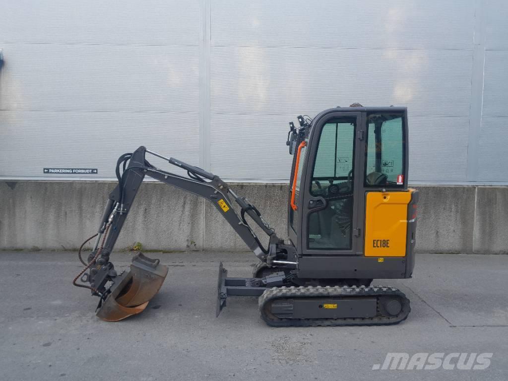 Volvo EC18E Міні-екскаватори < 7т