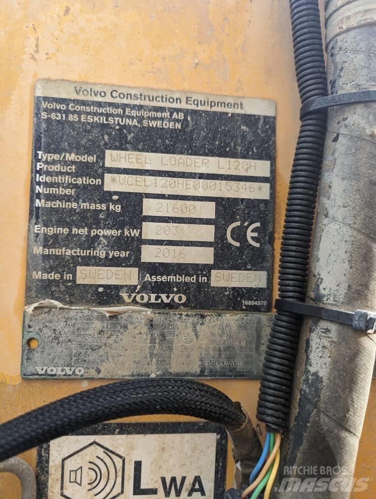 Volvo L 120 H Фронтальні навантажувачі